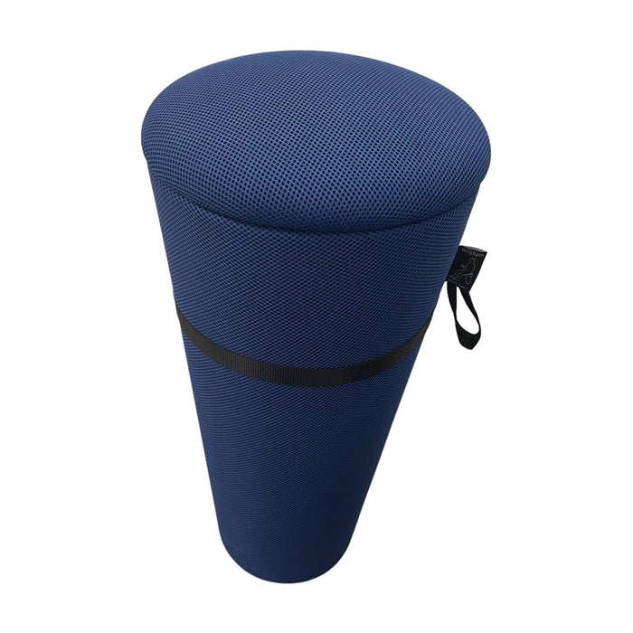 Refurbished 202 Stand Up Stool in Dark Blue