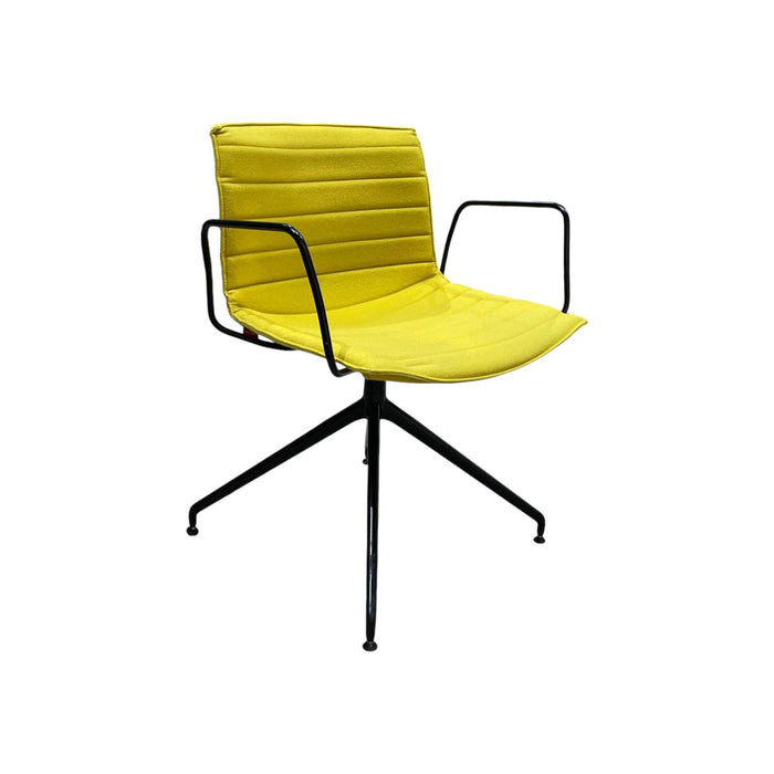 Refurbished Arper Catifa 46 Meeting Chair in Yellow