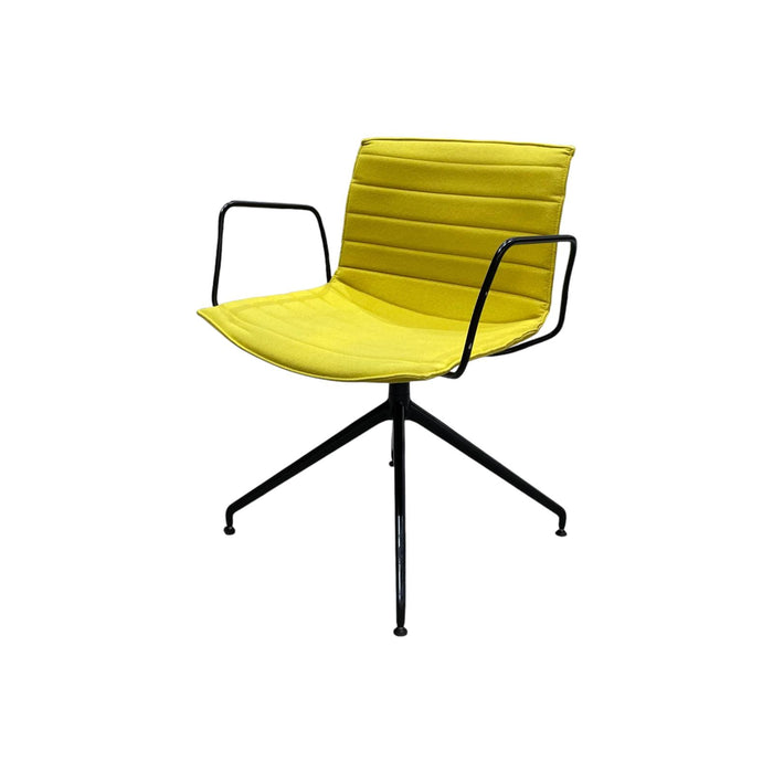 Refurbished Arper Catifa 46 Meeting Chair in Yellow