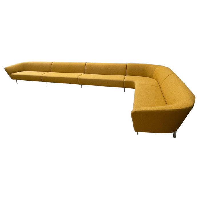 Refurbished Arper 'Loop' Modular Sofa in Yellow