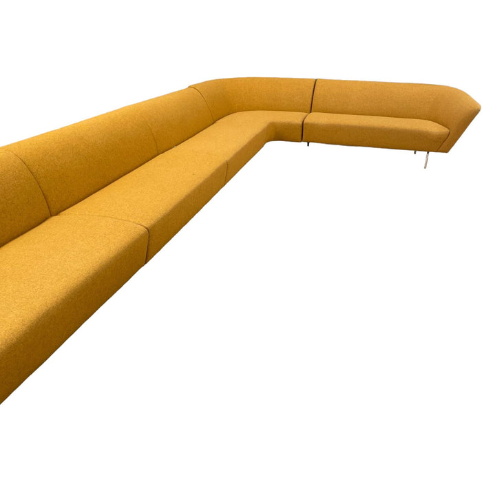 Refurbished Arper 'Loop' Modular Sofa in Yellow