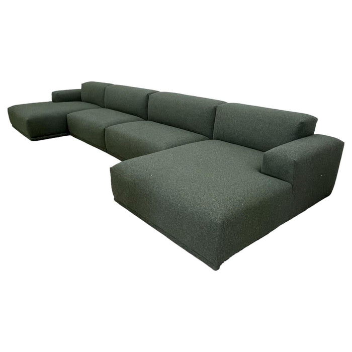 Refurbished Green CONNECT Modular Sofa