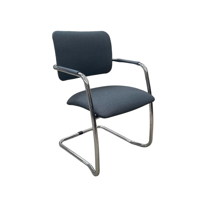 Refurbished Metric Plus MCHB Cantilever Chair in Grey