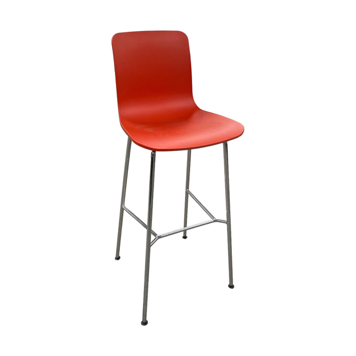 Refurbished HAL RE Stool High in Red