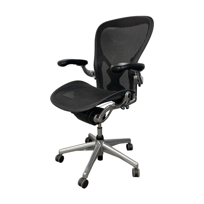 Refurbished Herman Miller Aeron - Classic Mesh with Chrome Base - Fully Loaded - MK2 - Size C