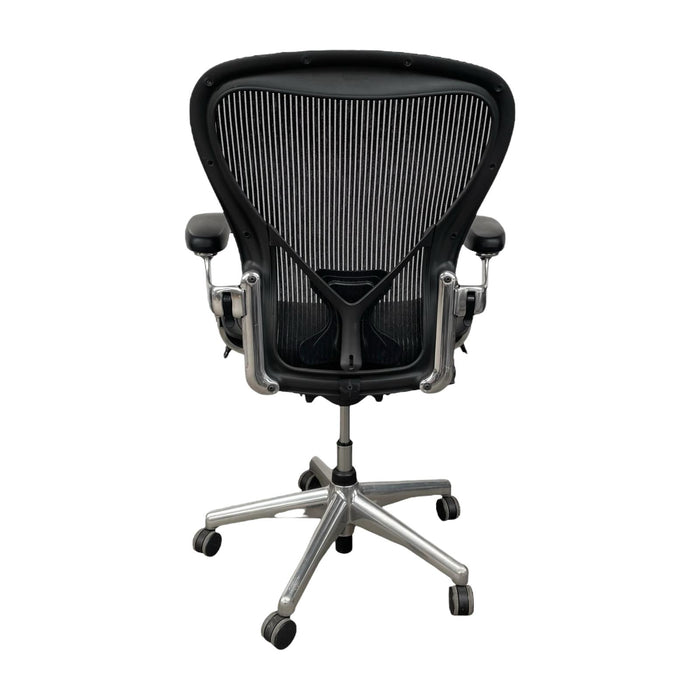 Refurbished Herman Miller Aeron - Classic Mesh with Chrome Base - Fully Loaded - MK2 - Size C