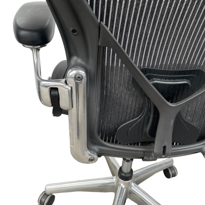 Refurbished Herman Miller Aeron - Classic Mesh with Chrome Base - Fully Loaded - MK2 - Size C