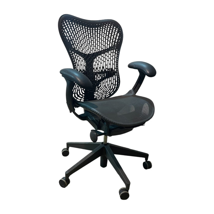 Refurbished Herman Miller Fully Loaded Mirra Office Chair - Graphite