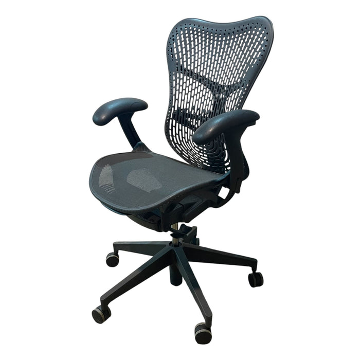 Refurbished Herman Miller Fully Loaded Mirra Office Chair - Graphite